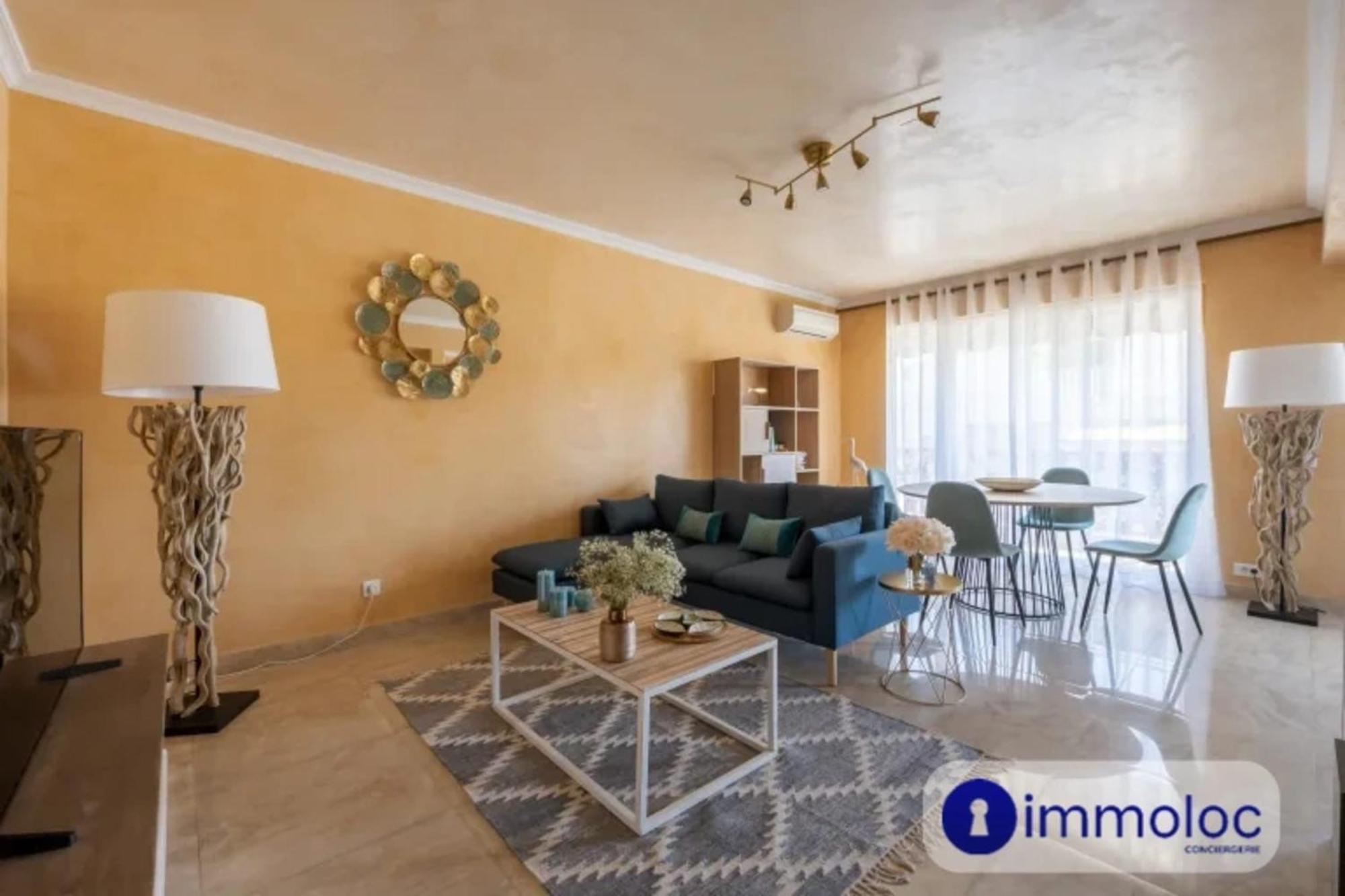 Air-Conditioned Apartment With Terrace Sea View Nice Exterior foto